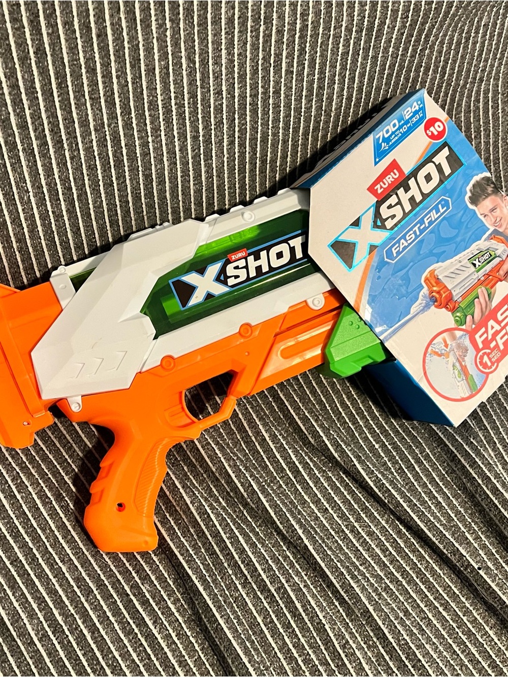 Orange and White Fast-Fill Water Blaster